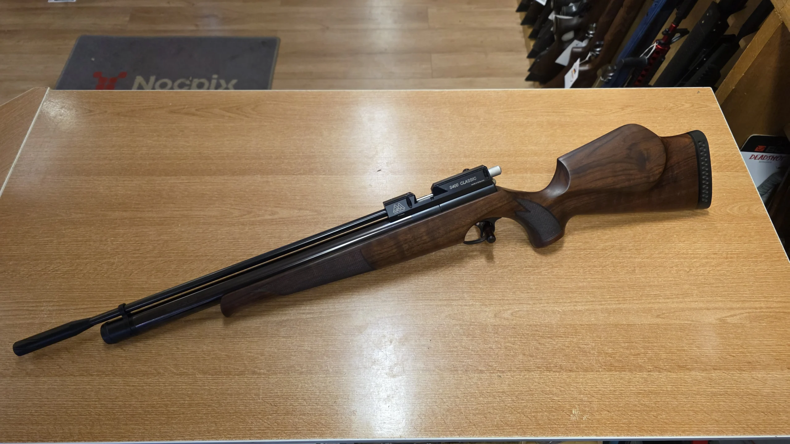 Air Arms 177 S400 Carbine Walnut 11 - airgunmalaysia.com Air Arms .177 S400 Carbine Walnut