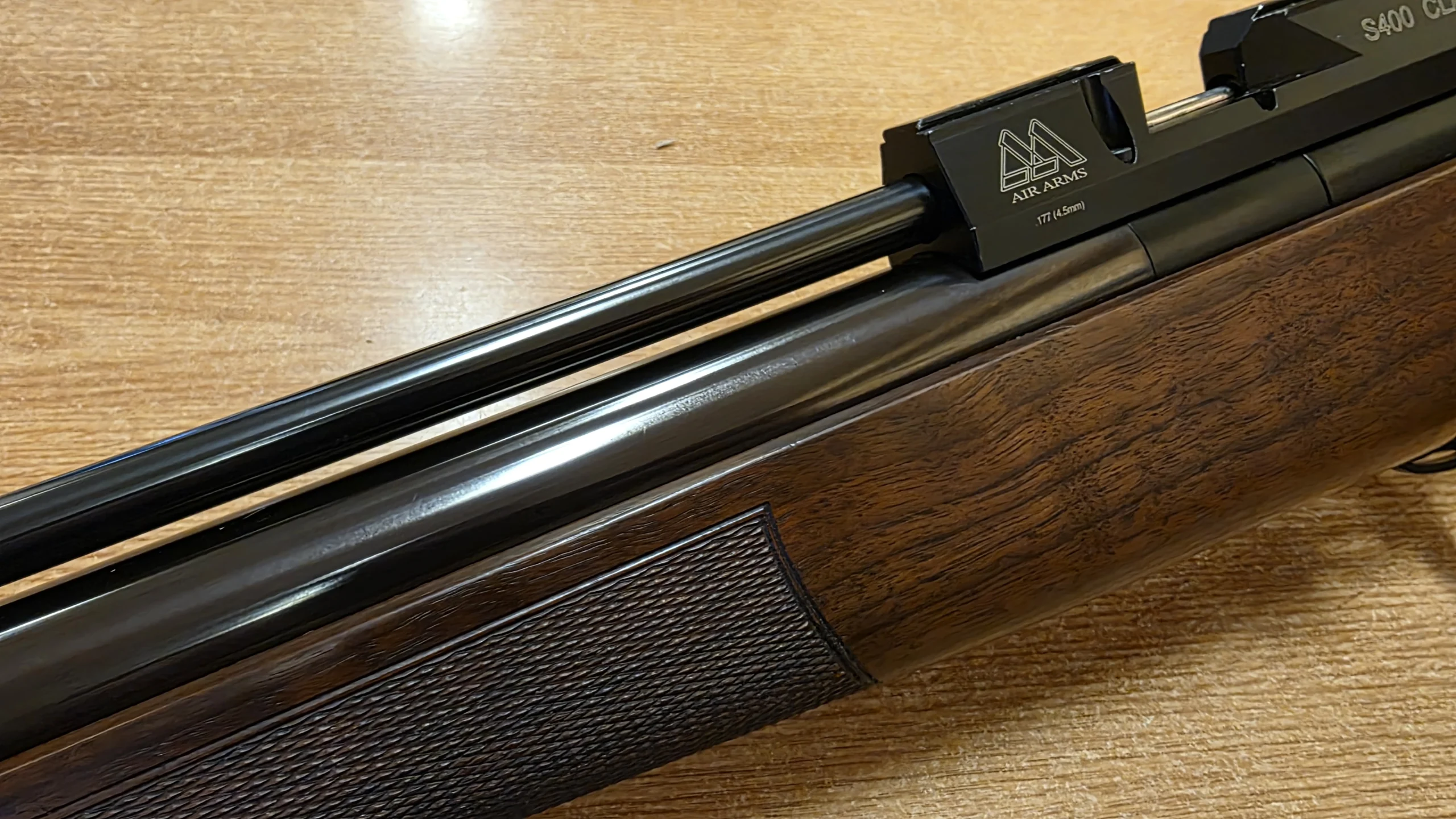 Air Arms 177 S400 Carbine Walnut 14 - airgunmalaysia.com