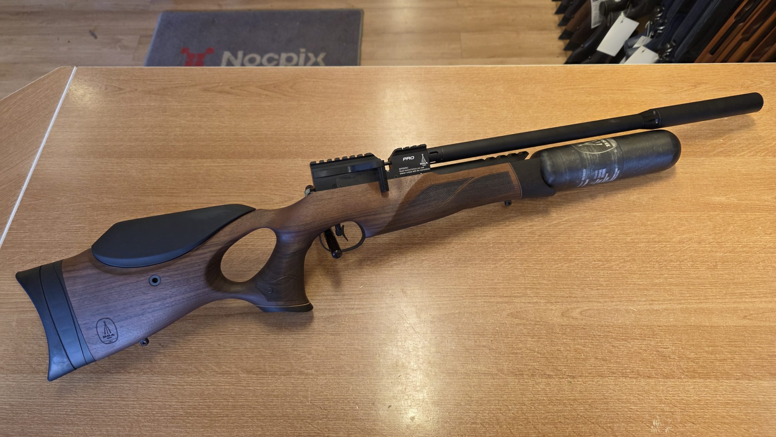 BSA 177 R12 Clx Pro Walnut 7 - airgunmalaysia.com